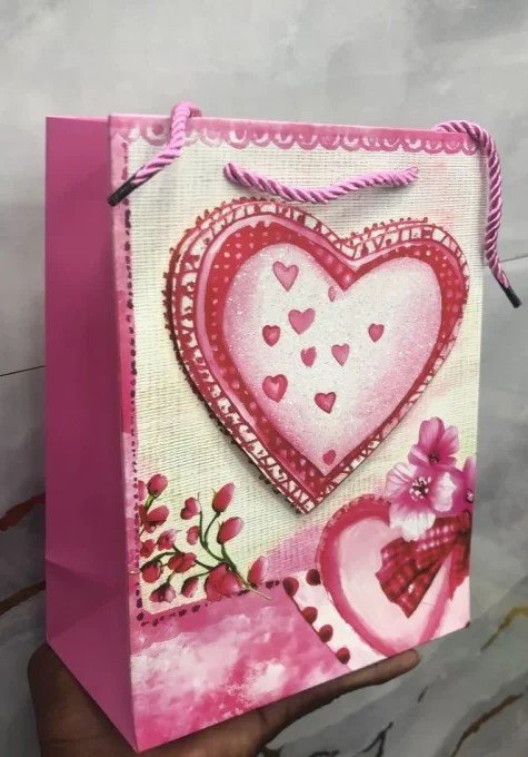 Sac a main pour Cadeau 32x26x10cm Pqt/12pcs - 3573L